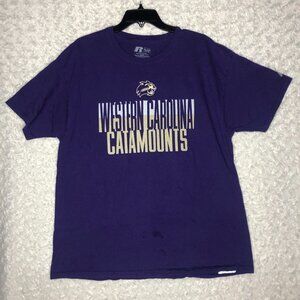 Russell Athletic Western Carolina Catamounts Graphic‎ Tee Shirt Size XL